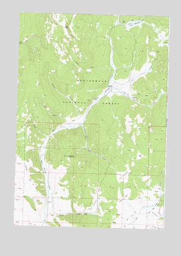 Jackson Hill, MT USGS Topographic Map