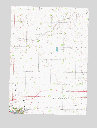 Jackson NW, MN USGS Topographic Map
