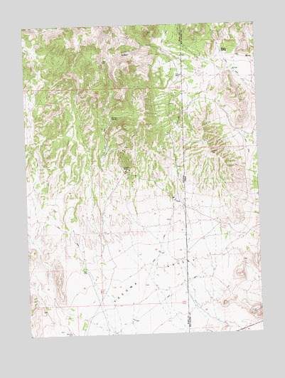 Jackson Spring, NV USGS Topographic Map