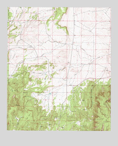 Jacob Spring, NM USGS Topographic Map