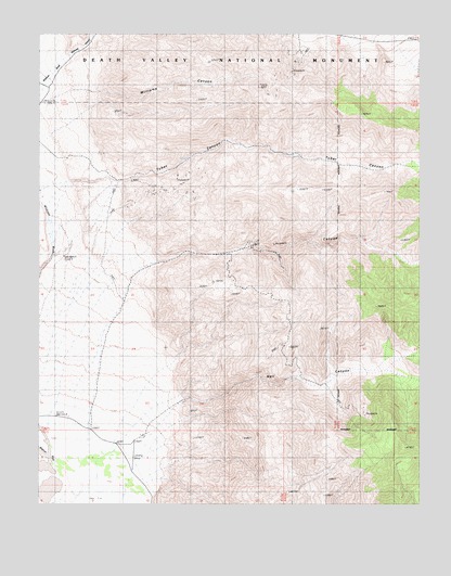Jail Canyon, CA USGS Topographic Map