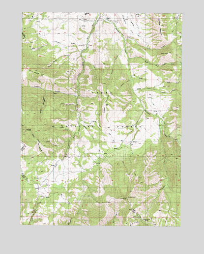 James Peak, UT USGS Topographic Map