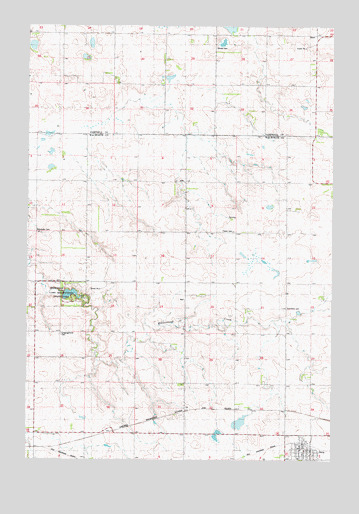 Java, SD USGS Topographic Map