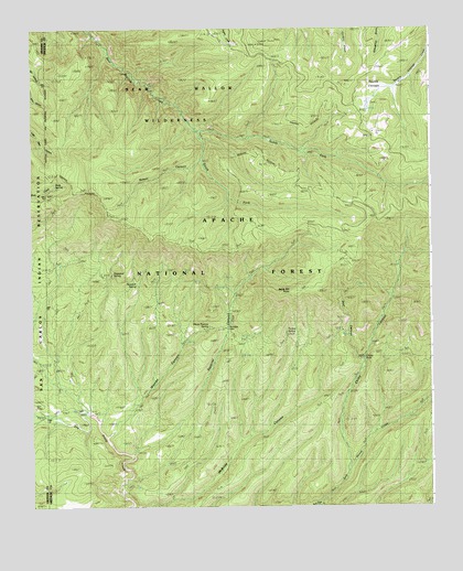 Baldy Bill Point, AZ USGS Topographic Map