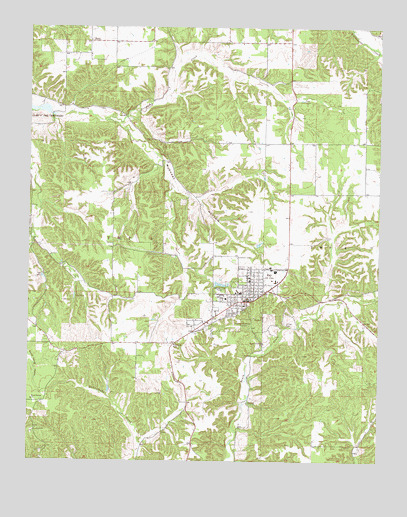 Jay, OK USGS Topographic Map