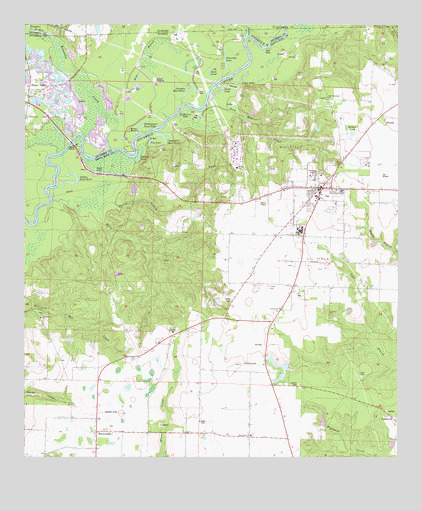 Jay, FL USGS Topographic Map