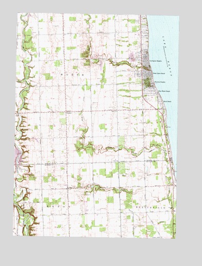 Jeddo, MI USGS Topographic Map