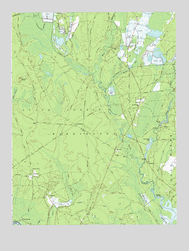 Jenkins, NJ USGS Topographic Map