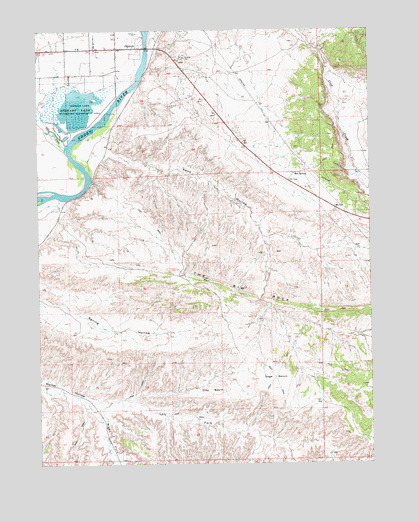 Jensen, UT USGS Topographic Map