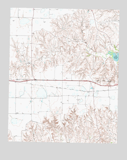 Jericho, TX USGS Topographic Map