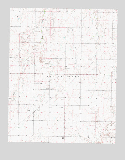 Balko, OK USGS Topographic Map