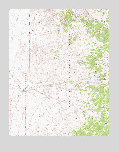 Jet Spring, NV USGS Topographic Map