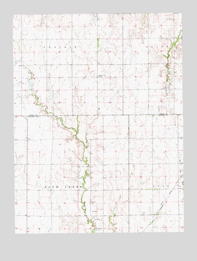 Jewell SE, KS USGS Topographic Map