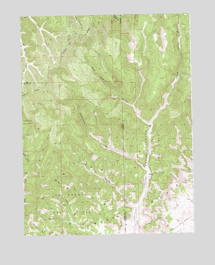 Jim Canyon, CO USGS Topographic Map