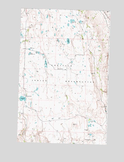 Joe Lake, WA USGS Topographic Map