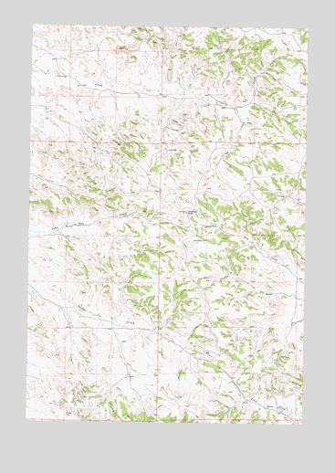 John Hen Creek, MT USGS Topographic Map