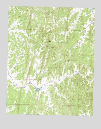 John Mills Lake, NM USGS Topographic Map