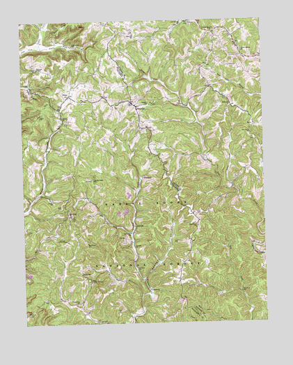 Johnetta, KY USGS Topographic Map