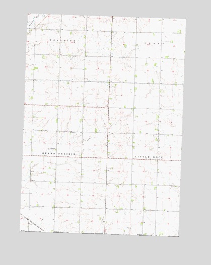 Adrian SW, MN USGS Topographic Map