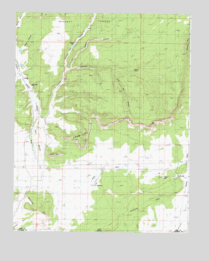 Johnson Lakes, UT USGS Topographic Map