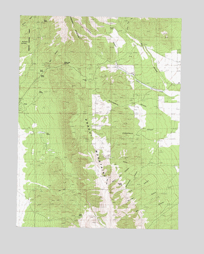 Johnson Pass, UT USGS Topographic Map