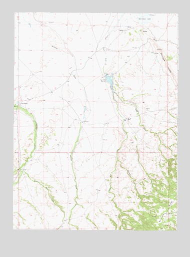Johnson Ranch, WY USGS Topographic Map