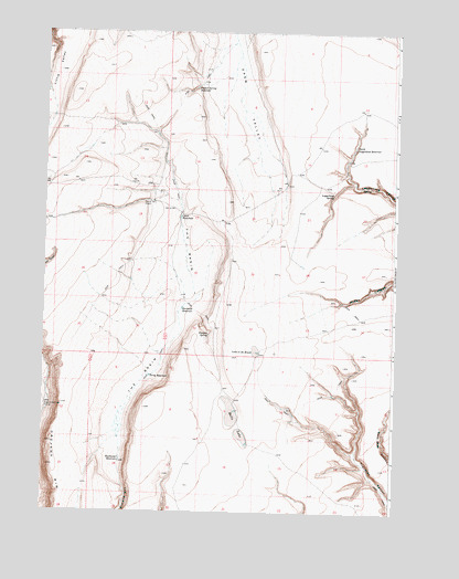 Balls Lake, OR USGS Topographic Map