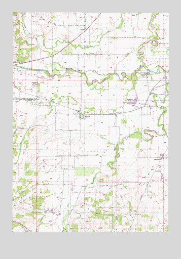 Ballston, OR USGS Topographic Map