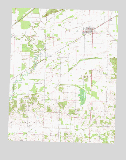 Advance, MO USGS Topographic Map