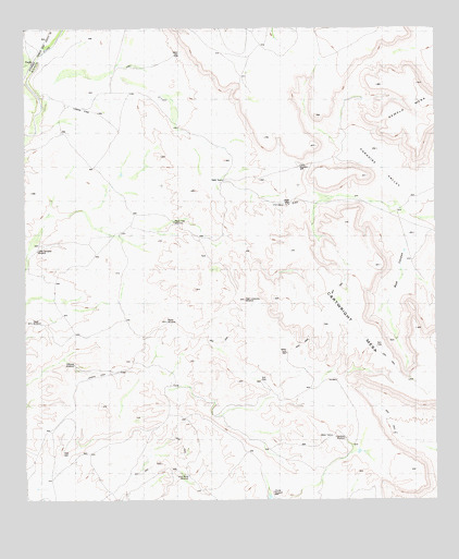 Jordan Gap, TX USGS Topographic Map