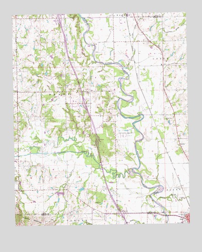 Joy, OK USGS Topographic Map