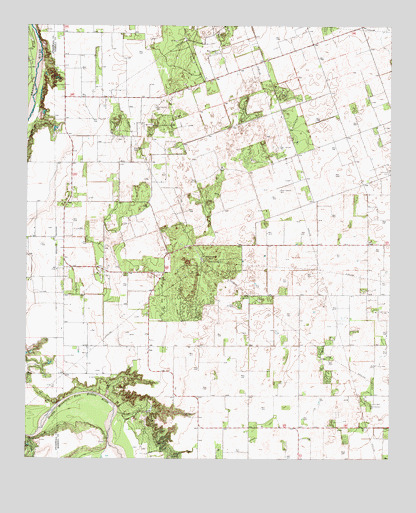 Jud, TX USGS Topographic Map