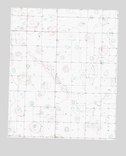 Julia Lake, TX USGS Topographic Map