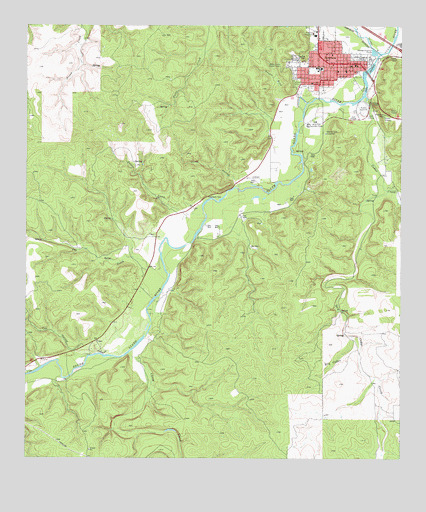 Junction, TX USGS Topographic Map