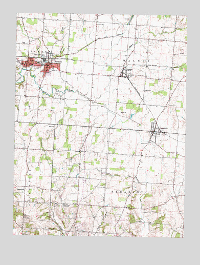 Baltimore, OH USGS Topographic Map