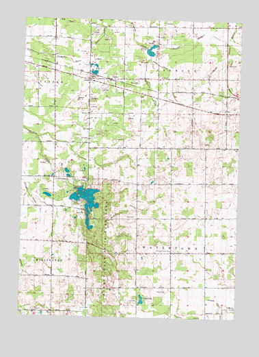 Juniata, MI USGS Topographic Map