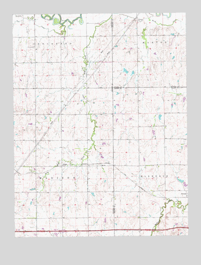 Juniata, KS USGS Topographic Map