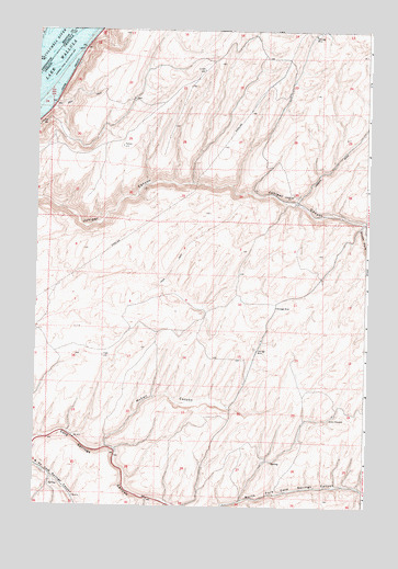 Juniper Canyon, OR USGS Topographic Map