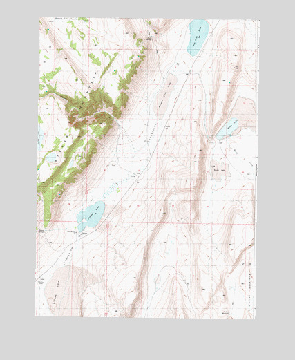 Juniper Lake, OR USGS Topographic Map