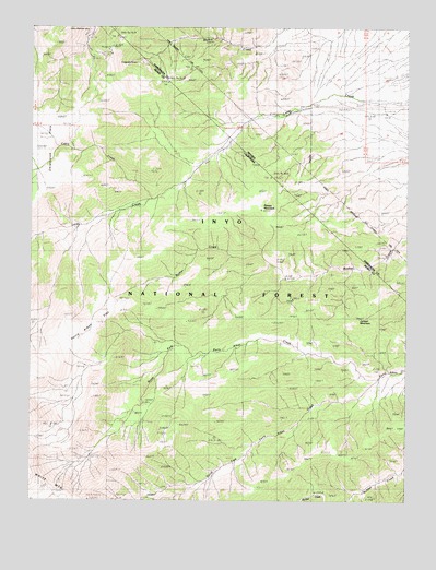 Juniper Mountain, CA USGS Topographic Map