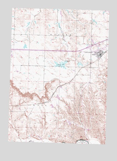 Kadoka, SD USGS Topographic Map