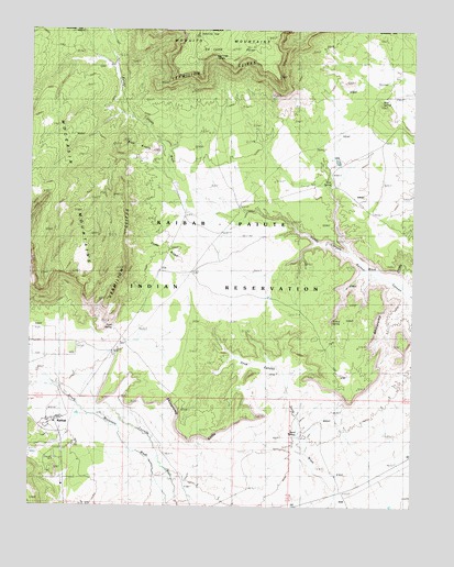 Kaibab, AZ USGS Topographic Map