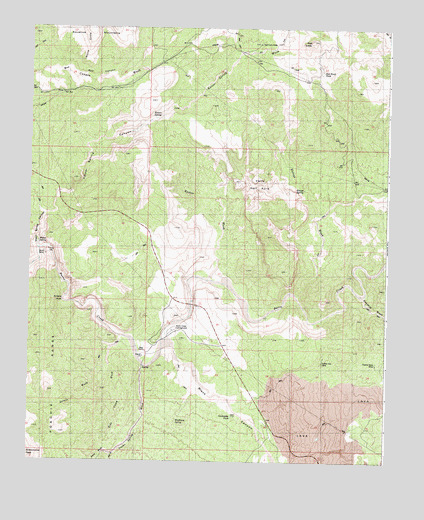Kaiser Spring, AZ USGS Topographic Map