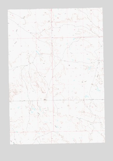 Bams Butte NW, SD USGS Topographic Map
