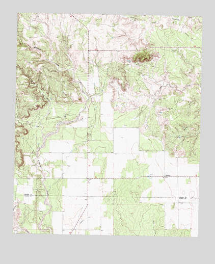 Kalgary, TX USGS Topographic Map