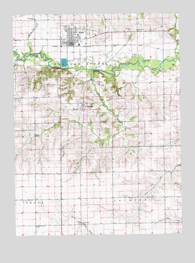 Kalona, IA USGS Topographic Map