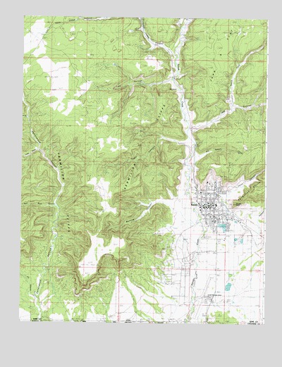 Kanab, UT USGS Topographic Map