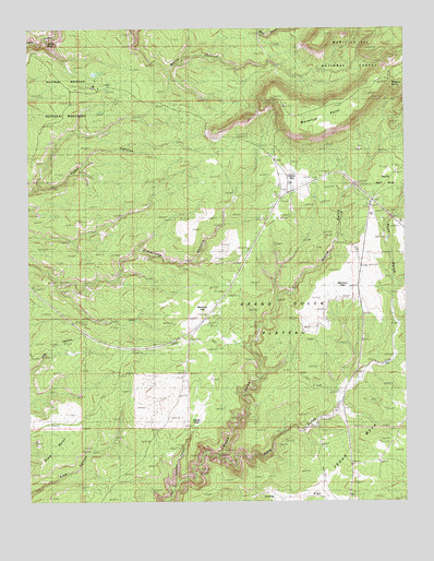Kane Gulch, UT USGS Topographic Map