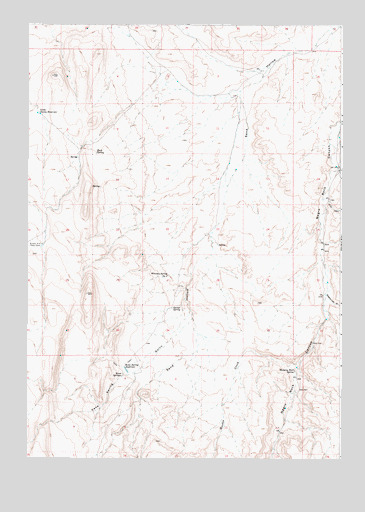 Kane Spring Gulch, OR USGS Topographic Map