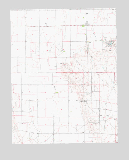 Karval, CO USGS Topographic Map